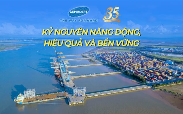 Gemadept (GMD): 35 mùa xuân đồng hành và phát triển cùng đất nước